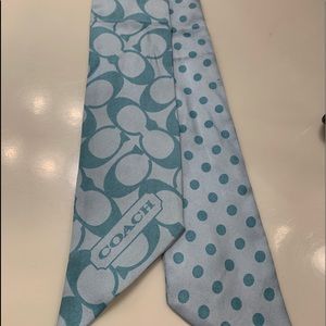 Coach ponytail scarf